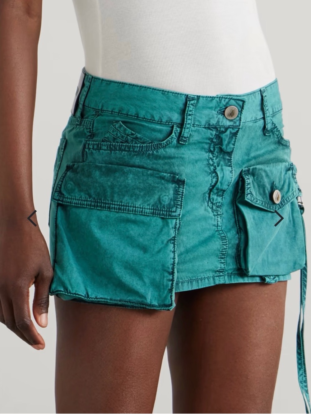 The Attico Cargo Mini Skirt